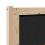 vidaXL Zadné čelo Iný Hnedá 140 cm Borovicový masív – Obrázok 8