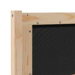 vidaXL Zadné čelo Iný Hnedá 120 cm Borovicový masív – Obrázok 8