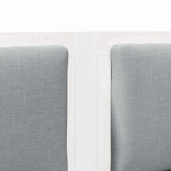 vidaXL Zadné čelo Iný Biela 120 cm Borovicový masív – Obrázok 7