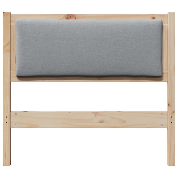 vidaXL Zadné čelo Iný Hnedá 90 cm Borovicový masív – Obrázok 4