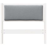 vidaXL Zadné čelo Iný Biela 90 cm Borovicový masív – Obrázok 4