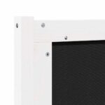 vidaXL Zadné čelo Iný Biela 90 cm Borovicový masív – Obrázok 8