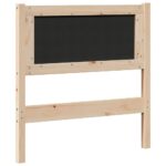 vidaXL Zadné čelo Iný Hnedá 80 cm Borovicový masív – Obrázok 6