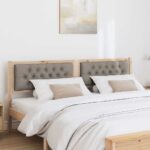 vidaXL Zadné čelo Iný Hnedá a taupe 180 cm Borovicový masív – Obrázok 3