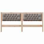 vidaXL Zadné čelo Iný Hnedá a taupe 180 cm Borovicový masív – Obrázok 4