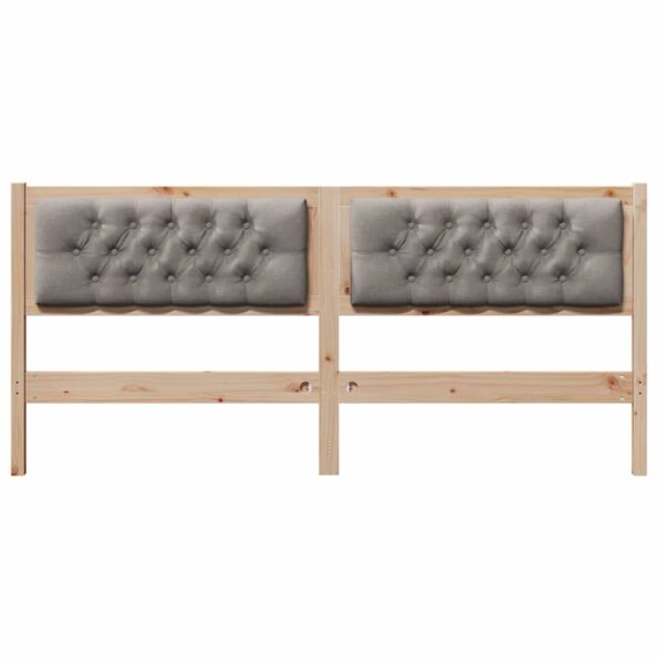 vidaXL Zadné čelo Iný Hnedá a taupe 180 cm Borovicový masív – Obrázok 4