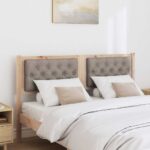 vidaXL Zadné čelo Iný Hnedá a taupe 150 cm Borovicový masív – Obrázok 3