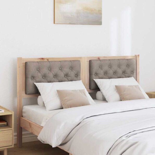 vidaXL Zadné čelo Iný Hnedá a taupe 150 cm Borovicový masív – Obrázok 3