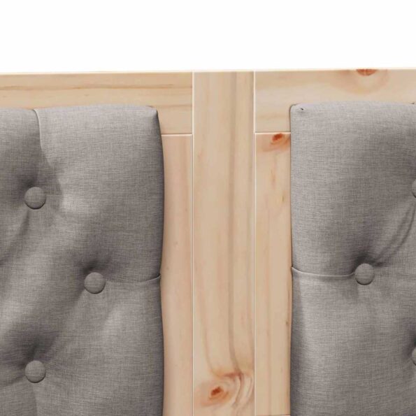 vidaXL Zadné čelo Iný Hnedá a taupe 150 cm Borovicový masív – Obrázok 7