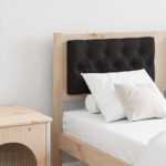 vidaXL Zadné čelo Iný Hnedá a čierna 140 cm Borovicový masív