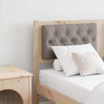 vidaXL Zadné čelo Iný Hnedá a taupe 140 cm Borovicový masív