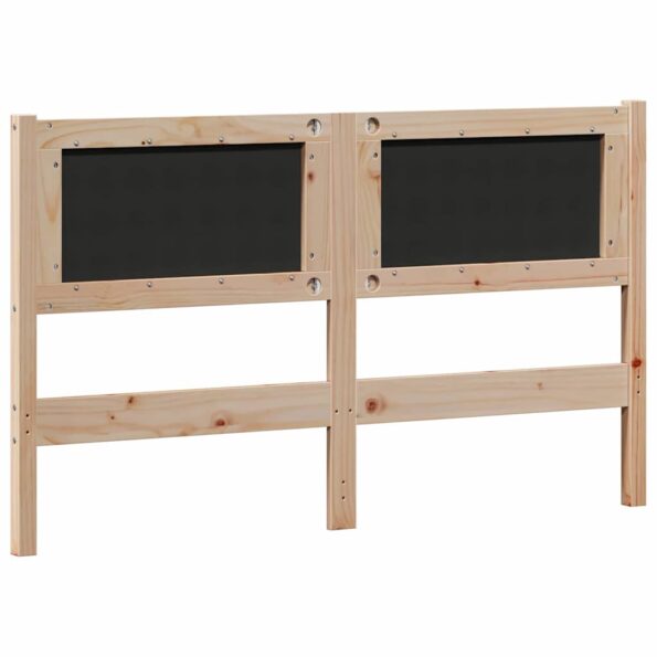 vidaXL Zadné čelo Iný Hnedá a taupe 140 cm Borovicový masív – Obrázok 6