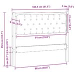 vidaXL Zadné čelo Iný hnedá a tmavosivá 100 cm Borovicový masív – Obrázok 11