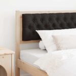 vidaXL Zadné čelo Iný Hnedá a čierna 100 cm Borovicový masív