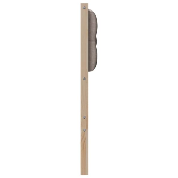 vidaXL Zadné čelo Iný Hnedá a taupe 100 cm Borovicový masív – Obrázok 5