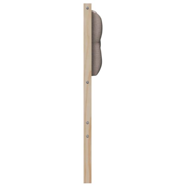 vidaXL Zadné čelo Iný Hnedá a taupe 90 cm Borovicový masív – Obrázok 5