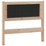 vidaXL Zadné čelo Iný Hnedá a taupe 90 cm Borovicový masív – Obrázok 6
