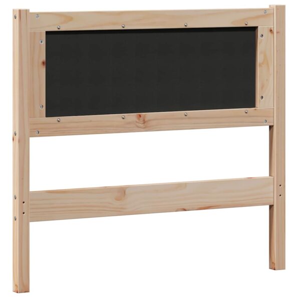 vidaXL Zadné čelo Iný Hnedá a taupe 90 cm Borovicový masív – Obrázok 6
