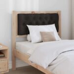 vidaXL Zadné čelo Iný Hnedá a čierna 80 cm Borovicový masív – Obrázok 3