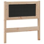 vidaXL Zadné čelo Iný Hnedá a čierna 80 cm Borovicový masív – Obrázok 6
