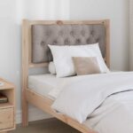 vidaXL Zadné čelo Iný Hnedá a taupe 80 cm Borovicový masív – Obrázok 3