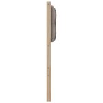 vidaXL Zadné čelo Iný Hnedá a taupe 80 cm Borovicový masív – Obrázok 5