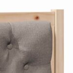 vidaXL Zadné čelo Iný Hnedá a taupe 80 cm Borovicový masív – Obrázok 7