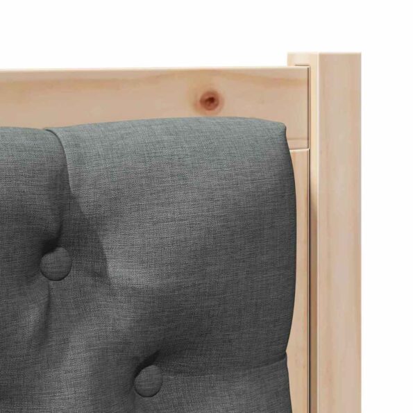 vidaXL Zadné čelo Iný hnedá a tmavosivá 75 cm Borovicový masív – Obrázok 7