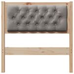 vidaXL Zadné čelo Iný Hnedá a taupe 75 cm Borovicový masív – Obrázok 4