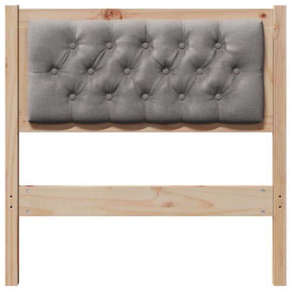 vidaXL Zadné čelo Iný Hnedá a taupe 75 cm Borovicový masív – Obrázok 4