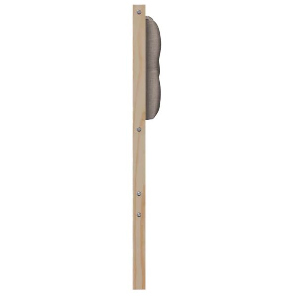 vidaXL Zadné čelo Iný Hnedá a taupe 75 cm Borovicový masív – Obrázok 5