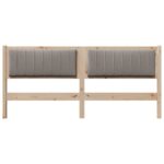 vidaXL Čalúnené čelo postele s čelnou doskou Hnedá 180 cm – Obrázok 4