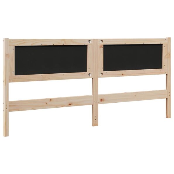 vidaXL Čalúnené čelo postele s čelnou doskou Hnedá 180 cm – Obrázok 6