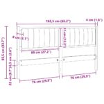 vidaXL Čalúnené čelo postele s čelnou doskou Hnedá 160 cm – Obrázok 11