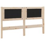 vidaXL Čalúnené čelo postele s čelnou doskou Hnedá 140 cm – Obrázok 6