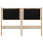 vidaXL Čalúnené čelo postele s čelnou doskou Hnedá 120 cm – Obrázok 4