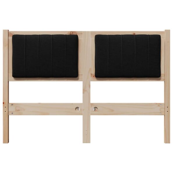 vidaXL Čalúnené čelo postele s čelnou doskou Hnedá 120 cm – Obrázok 4