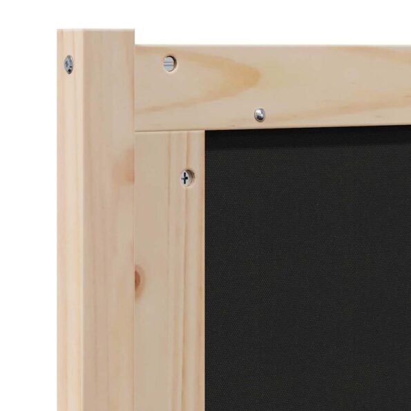 vidaXL Čalúnené čelo postele Hnedá 120 cm Masívne borovicové drevo – Obrázok 8