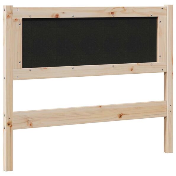 vidaXL Čalúnené čelo postele s čelnou doskou Hnedá 100 cm – Obrázok 6