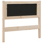 vidaXL Čalúnené čelo postele s čelnou doskou Hnedá 100 cm – Obrázok 6