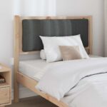 vidaXL Čalúnené čelo postele s čelnou doskou Hnedá 90 cm – Obrázok 3