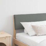 vidaXL Čalúnené čelo postele Tmavo šedá 200 cm