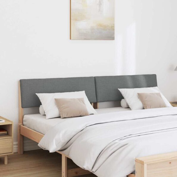 vidaXL Čalúnené čelo postele Tmavo šedá 200 cm – Obrázok 3