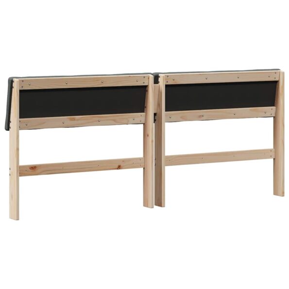 vidaXL Čalúnené čelo postele Tmavo šedá 200 cm – Obrázok 6