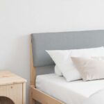 vidaXL Čalúnené čelo postele Svetlosivá 180 cm