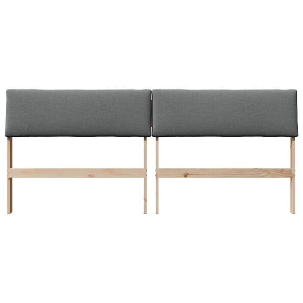 vidaXL Čalúnené čelo postele Tmavo šedá 180 cm – Obrázok 4