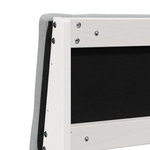 vidaXL Čalúnené čelo postele Svetlosivá 150 cm – Obrázok 8