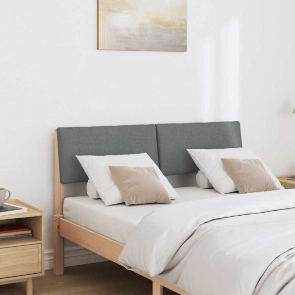 vidaXL Čalúnené čelo postele Tmavo šedá 120 cm – Obrázok 3