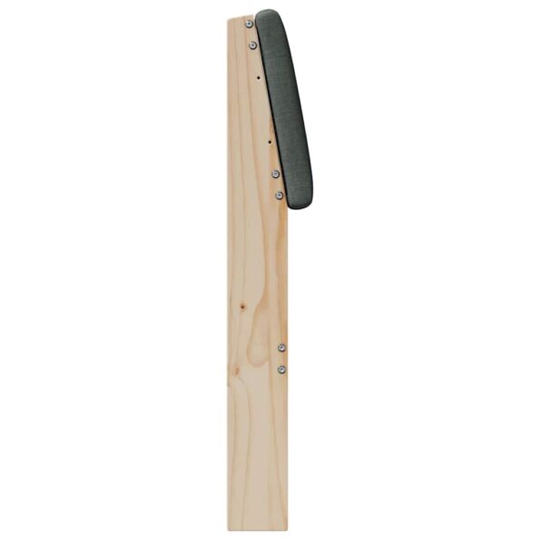 vidaXL Čalúnené čelo postele Tmavo šedá 120 cm – Obrázok 5