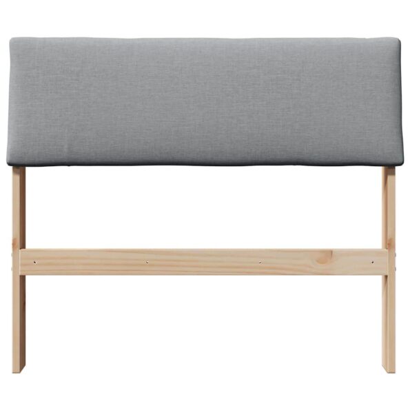 vidaXL Čalúnené čelo postele Svetlosivá 100 cm – Obrázok 4